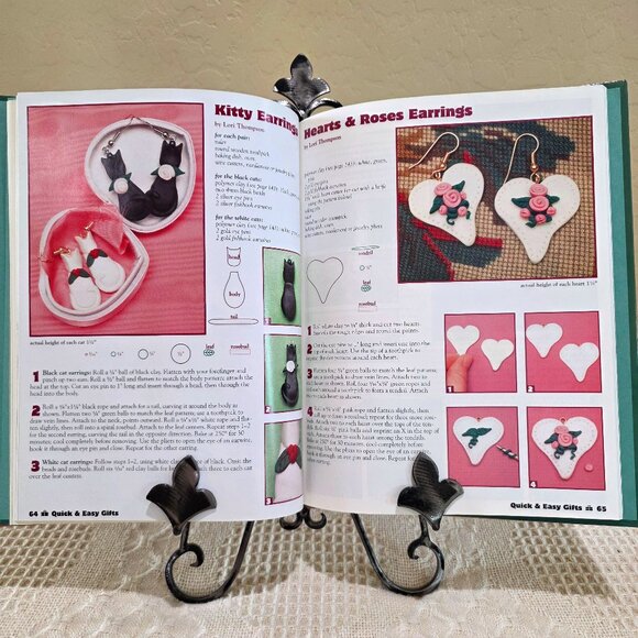 1996 Quick and Easy Christmas Crafts Oxmoor House 133 Designs VG+ - Picture 11 of 13